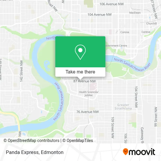Panda Express map