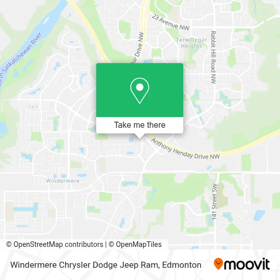 Windermere Chrysler Dodge Jeep Ram map