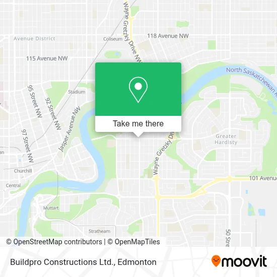 Buildpro Constructions Ltd. map