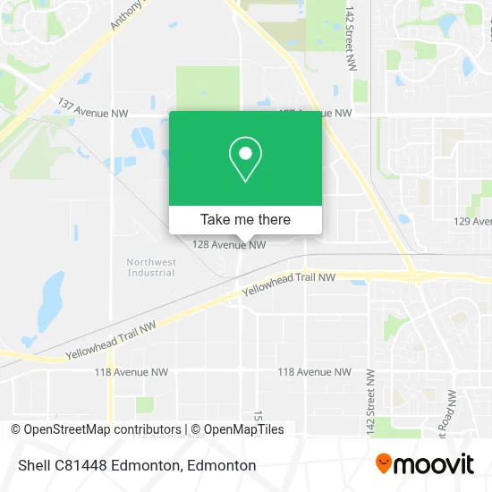 Shell C81448 Edmonton map