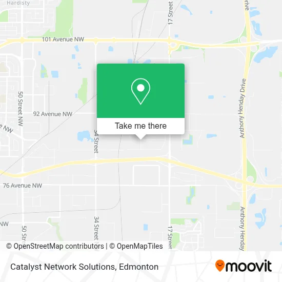 Catalyst Network Solutions map