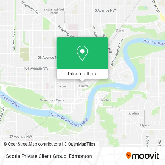 Scotia Private Client Group map