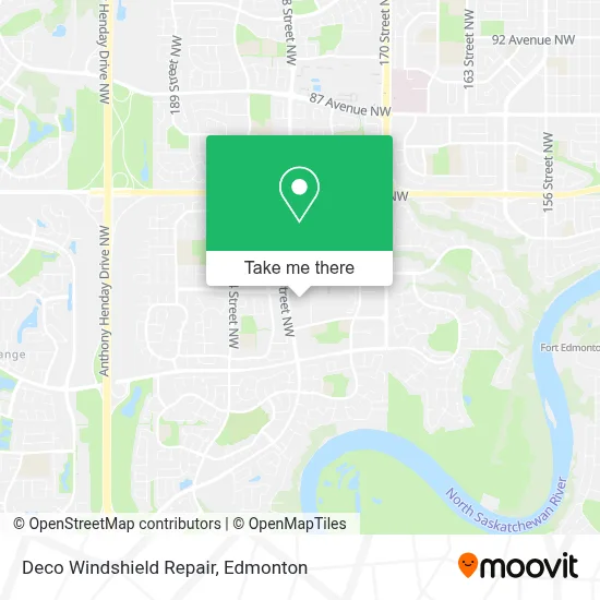 Deco Windshield Repair map