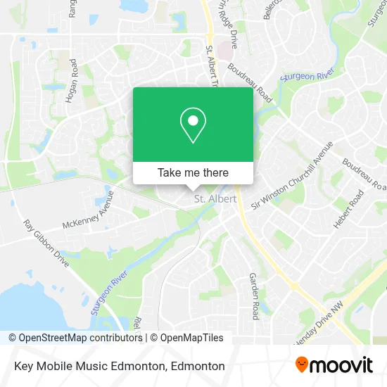 Key Mobile Music Edmonton map