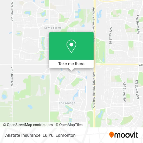 Allstate Insurance: Lu Yu map