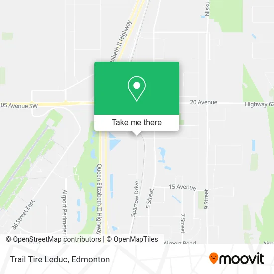 Trail Tire Leduc map