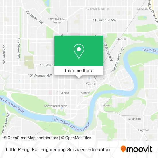 Little P.Eng. For Engineering Services map