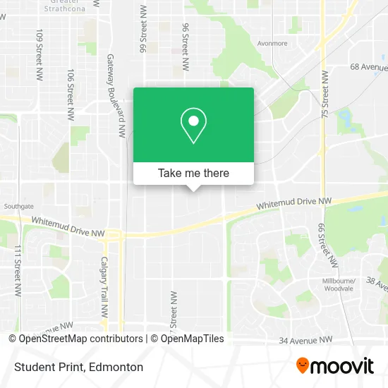 Student Print map