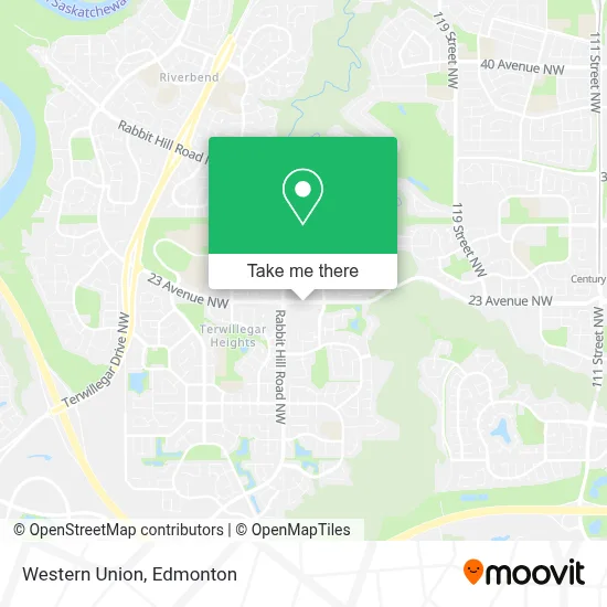 Western Union map