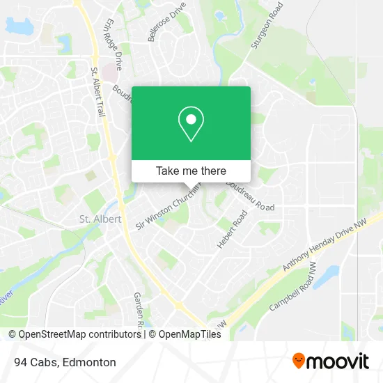 94 Cabs map