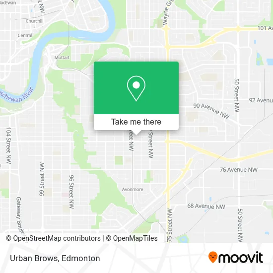 Urban Brows map