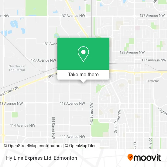 Hy-Line Express Ltd map