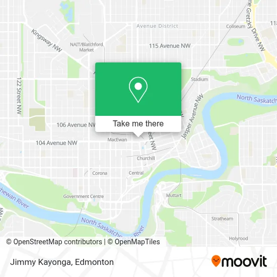 Jimmy Kayonga map