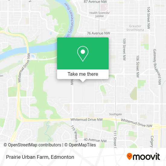 Prairie Urban Farm map
