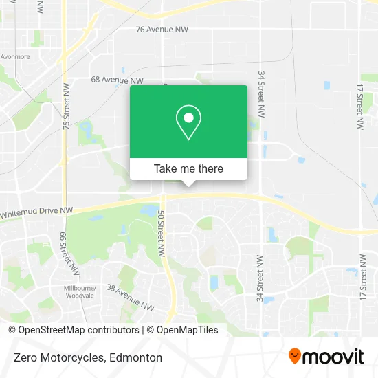 Zero Motorcycles map