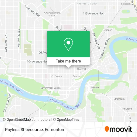 Payless Shoesource map