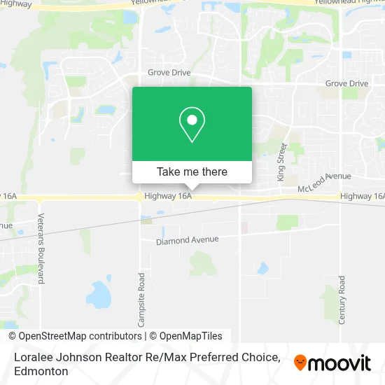 Loralee Johnson Realtor Re / Max Preferred Choice map