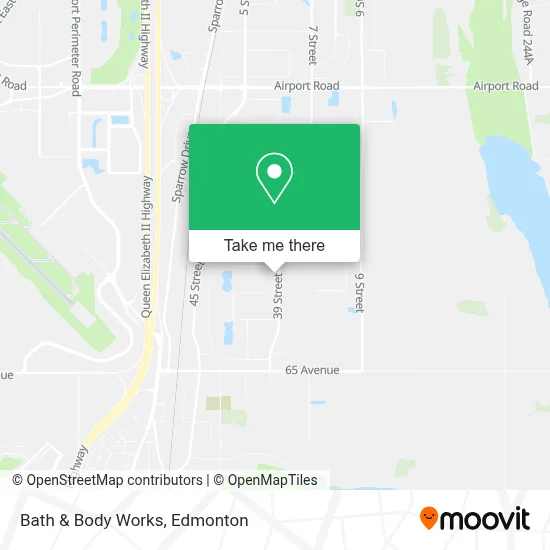 Bath & Body Works map