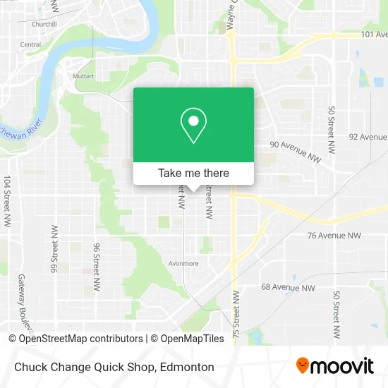 Chuck Change Quick Shop map