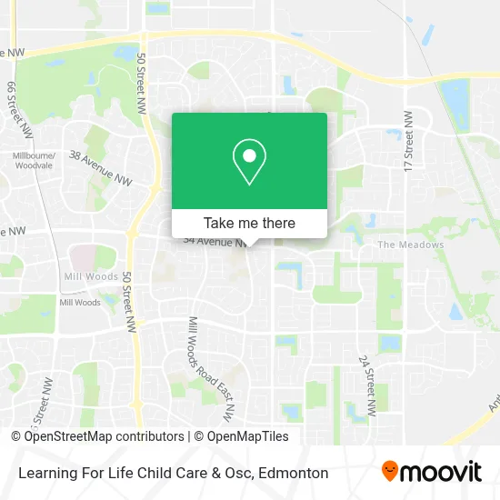 Learning For Life Child Care & Osc map