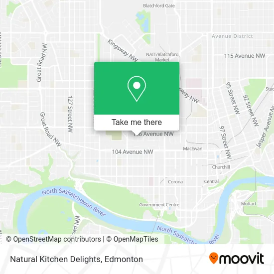 Natural Kitchen Delights map