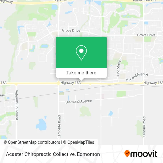 Acaster Chiropractic Collective map