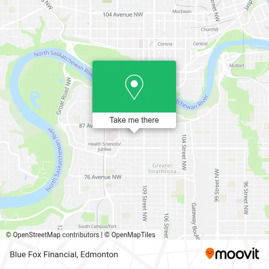 Blue Fox Financial map