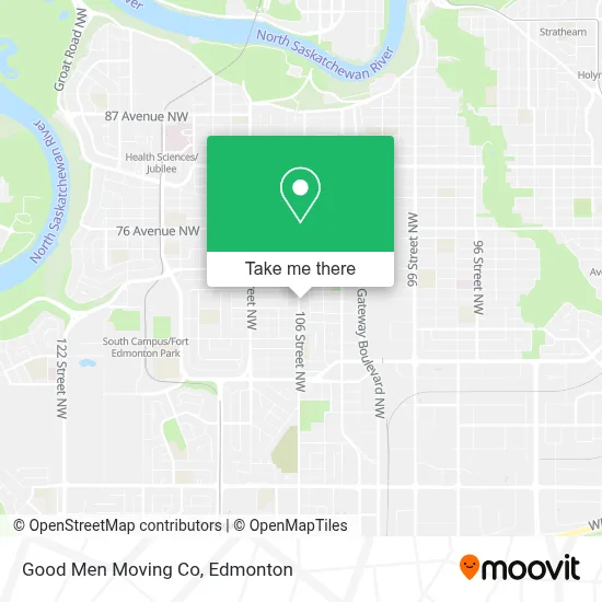 Good Men Moving Co map