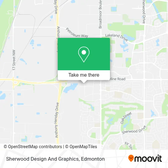 Sherwood Design And Graphics map