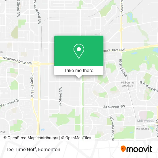 Tee Time Golf map