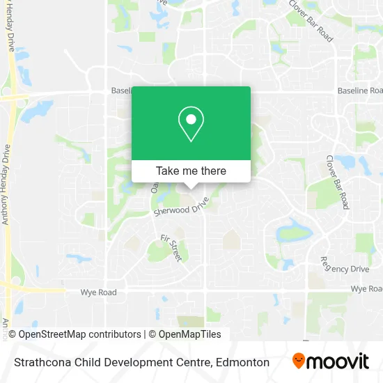 Strathcona Child Development Centre map