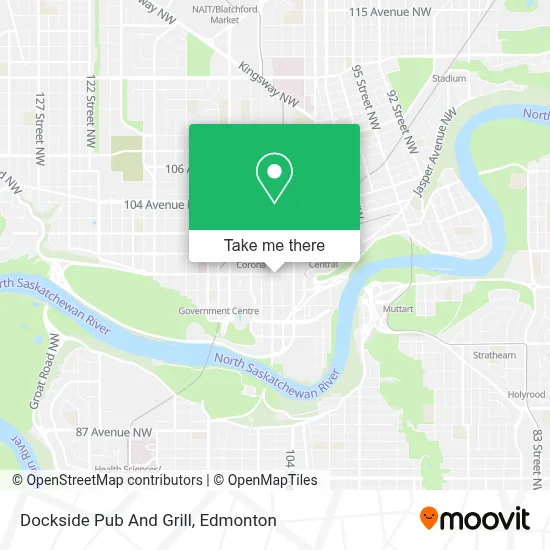 Dockside Pub And Grill map