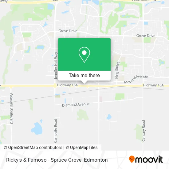 Ricky's & Famoso - Spruce Grove plan