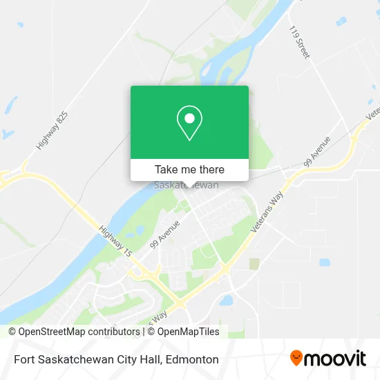 Fort Saskatchewan City Hall map