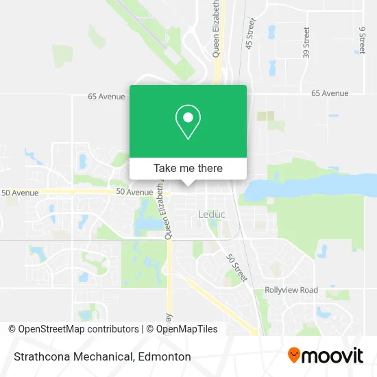 Strathcona Mechanical map