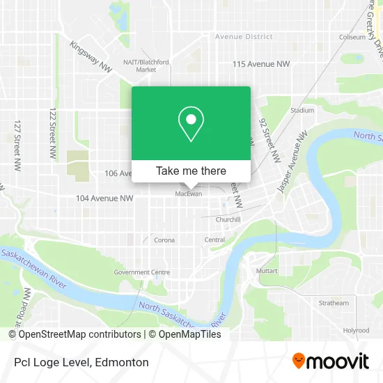 Pcl Loge Level map