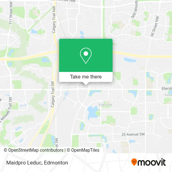 Maidpro Leduc map
