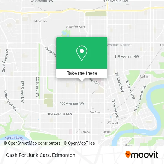 Cash For Junk Cars map