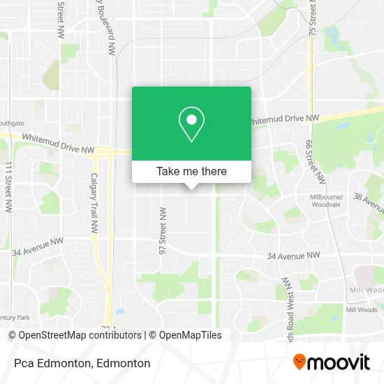 Pca Edmonton map