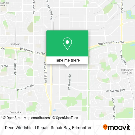 Deco Windshield Repair: Repair Bay map