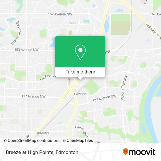 Breeze at High Pointe map