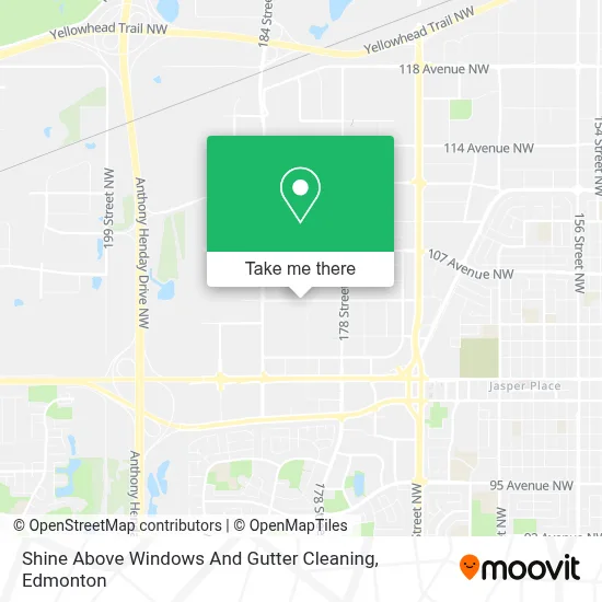 Shine Above Windows And Gutter Cleaning map