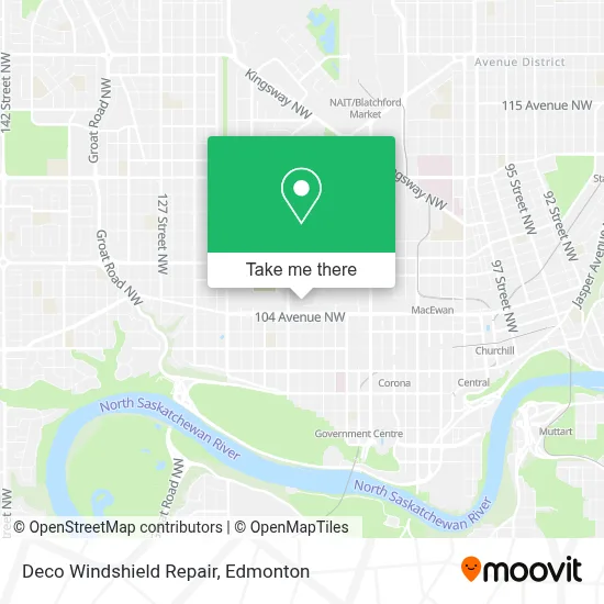 Deco Windshield Repair map