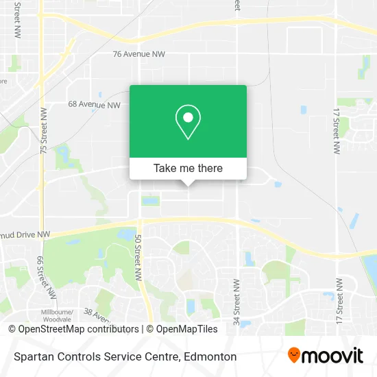 Spartan Controls Service Centre map