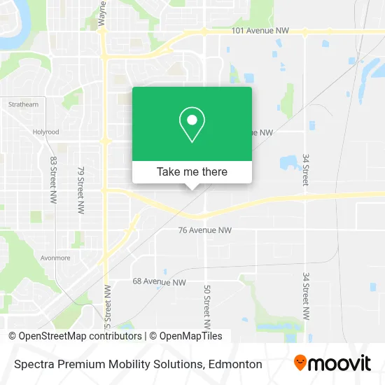Spectra Premium Mobility Solutions map