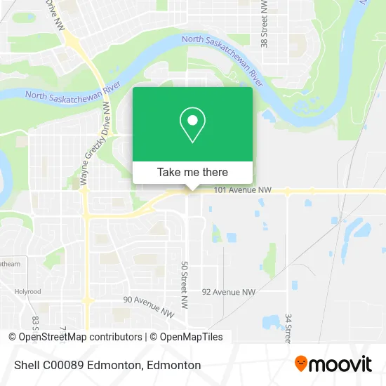 Shell C00089 Edmonton map