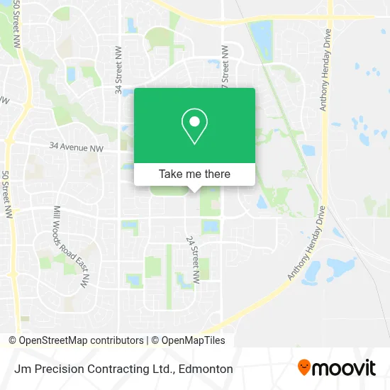 Jm Precision Contracting Ltd. map
