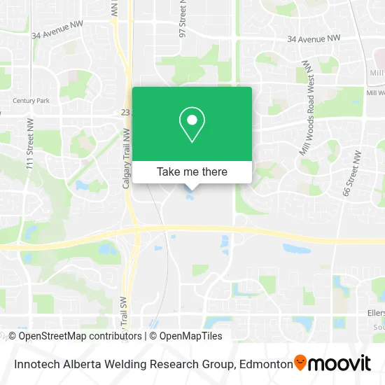 Innotech Alberta Welding Research Group map