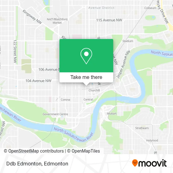 Ddb Edmonton map