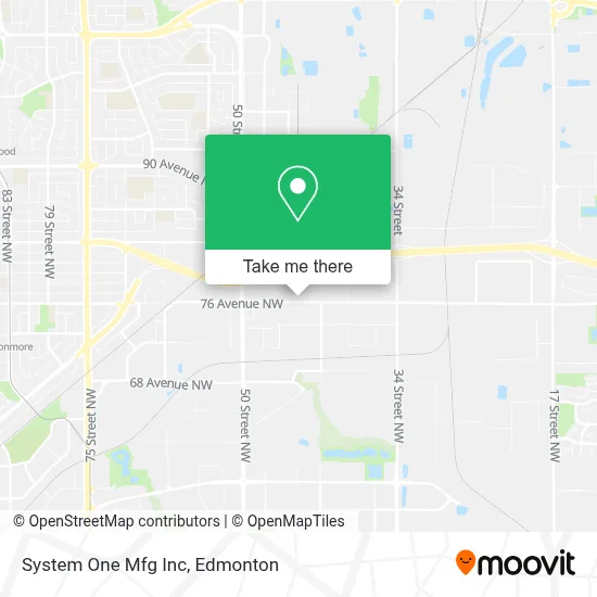 System One Mfg Inc map